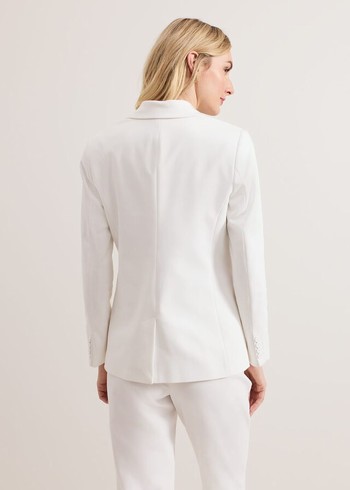 Phase Eight Ulrica Fitted Jackets White Canada | TUDABY-368